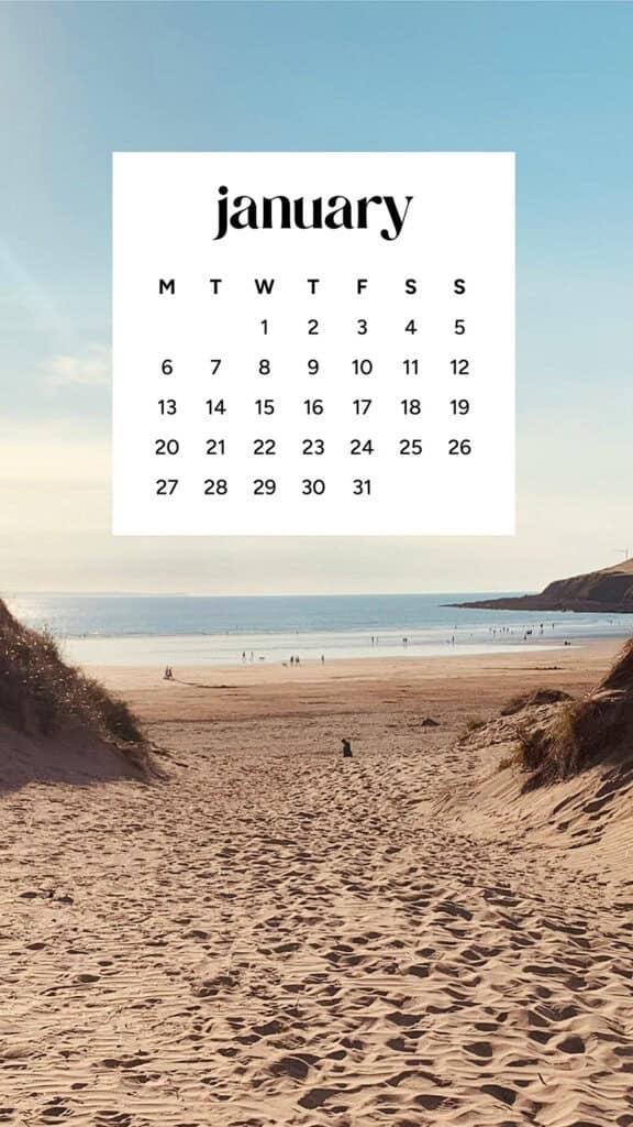 January 2025 – 55 Free Phone &amp; Desktop Calendars!, Oh So Lovely Blog