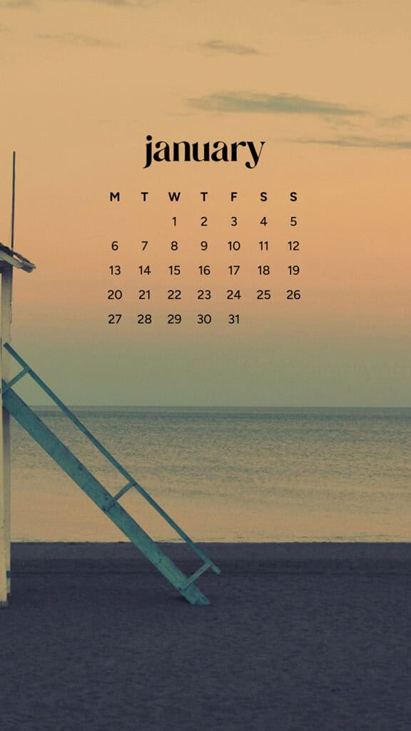 January 2025 – 55 Free Phone &amp; Desktop Calendars!, Oh So Lovely Blog