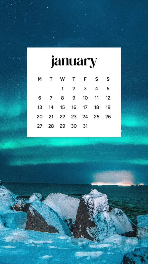 January 2025 – 55 Free Phone &amp; Desktop Calendars!, Oh So Lovely Blog