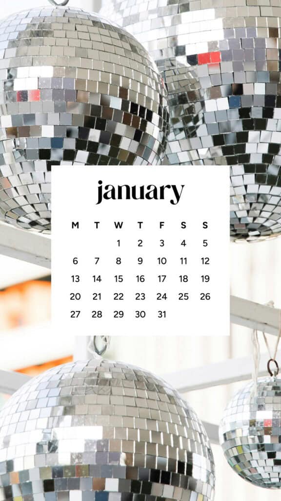 January 2025 – 55 Free Phone &amp; Desktop Calendars!, Oh So Lovely Blog