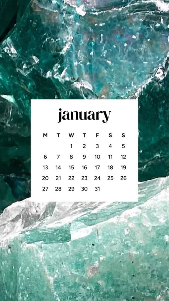 January 2025 – 55 Free Phone &amp; Desktop Calendars!, Oh So Lovely Blog