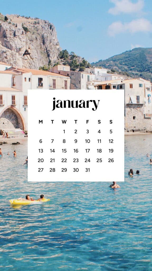 January 2025 – 55 Free Phone &amp; Desktop Calendars!, Oh So Lovely Blog