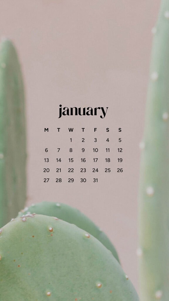 January 2025 – 55 Free Phone &amp; Desktop Calendars!, Oh So Lovely Blog