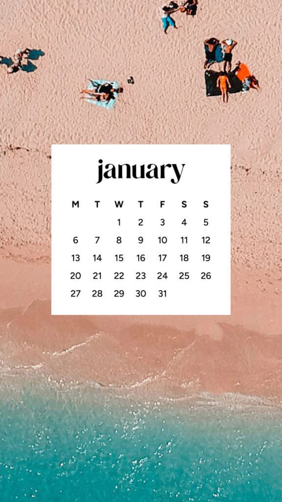 January 2025 – 55 Free Phone &amp; Desktop Calendars!, Oh So Lovely Blog