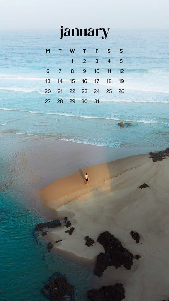 January 2025 – 55 Free Phone &amp; Desktop Calendars!, Oh So Lovely Blog