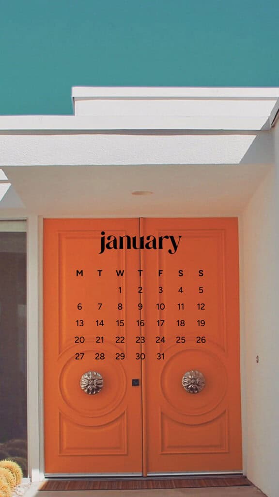 January 2025 – 55 Free Phone &amp; Desktop Calendars!, Oh So Lovely Blog