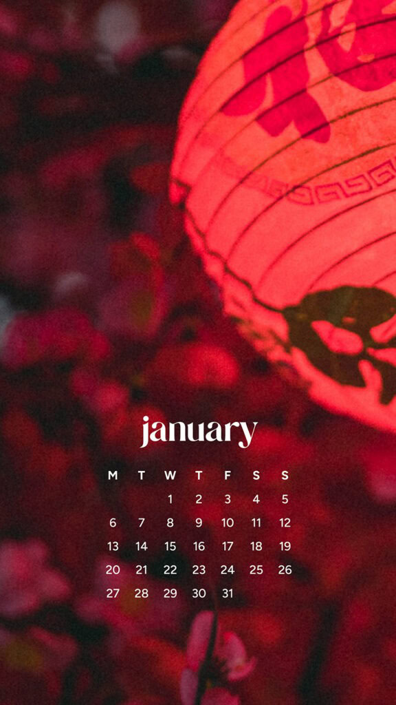 January 2025 – 55 Free Phone &amp; Desktop Calendars!, Oh So Lovely Blog