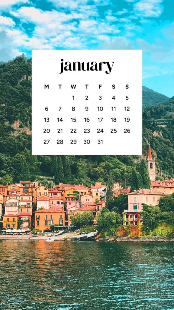 January 2025 – 55 Free Phone &amp; Desktop Calendars!, Oh So Lovely Blog