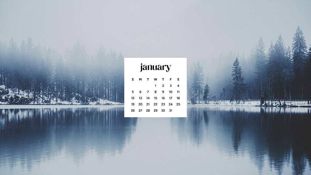 January 2025 – 55 Free Phone &amp; Desktop Calendars!, Oh So Lovely Blog