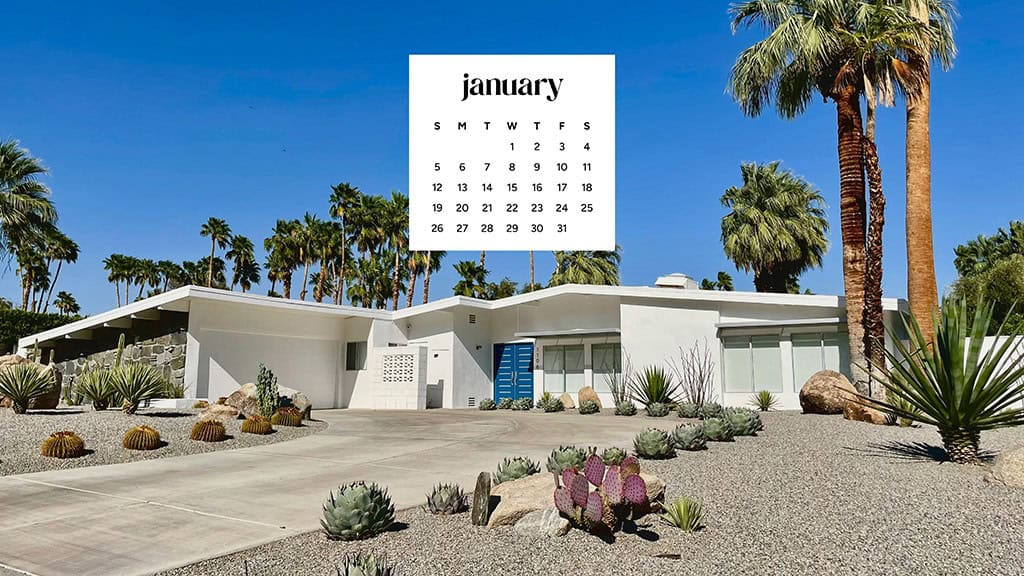 January 2025 – 55 Free Phone &amp; Desktop Calendars!, Oh So Lovely Blog