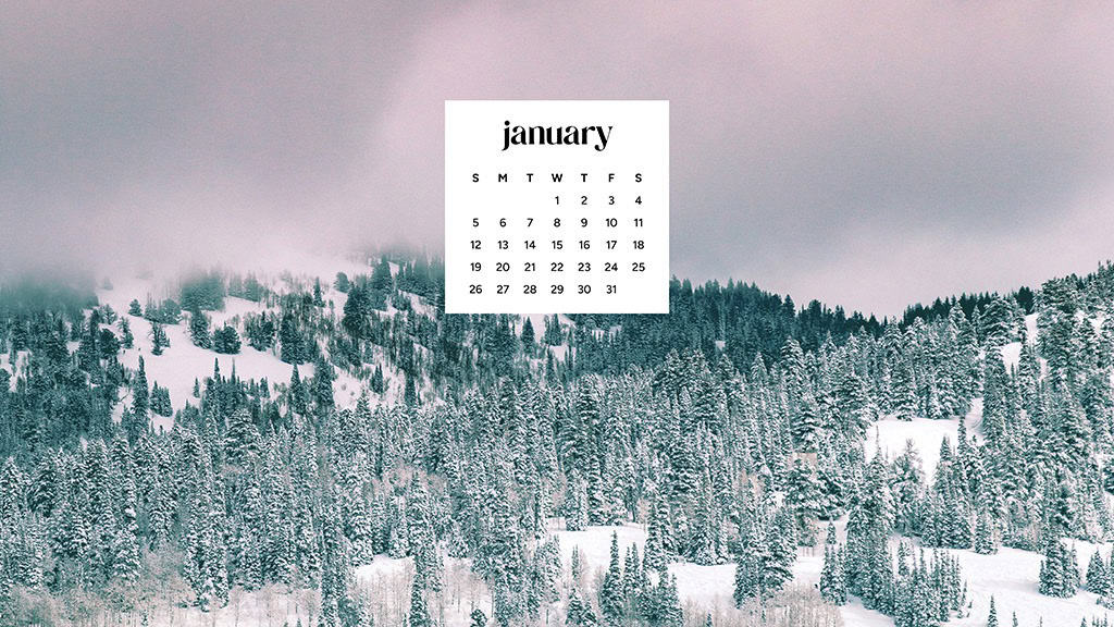 January 2025 – 55 Free Phone &amp; Desktop Calendars!, Oh So Lovely Blog