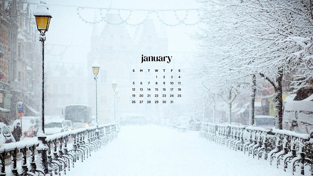 January 2025 – 55 Free Phone &amp; Desktop Calendars!, Oh So Lovely Blog