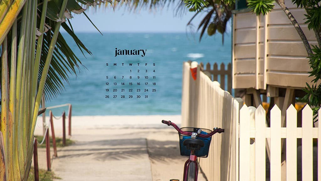 January 2025 – 55 Free Phone &amp; Desktop Calendars!, Oh So Lovely Blog