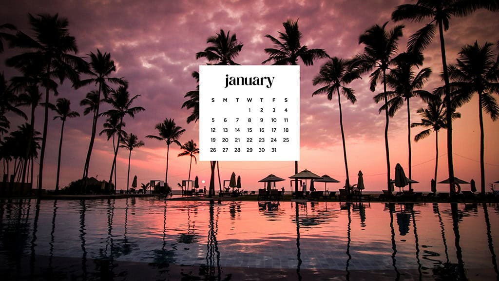 January 2025 – 55 Free Phone &amp; Desktop Calendars!, Oh So Lovely Blog