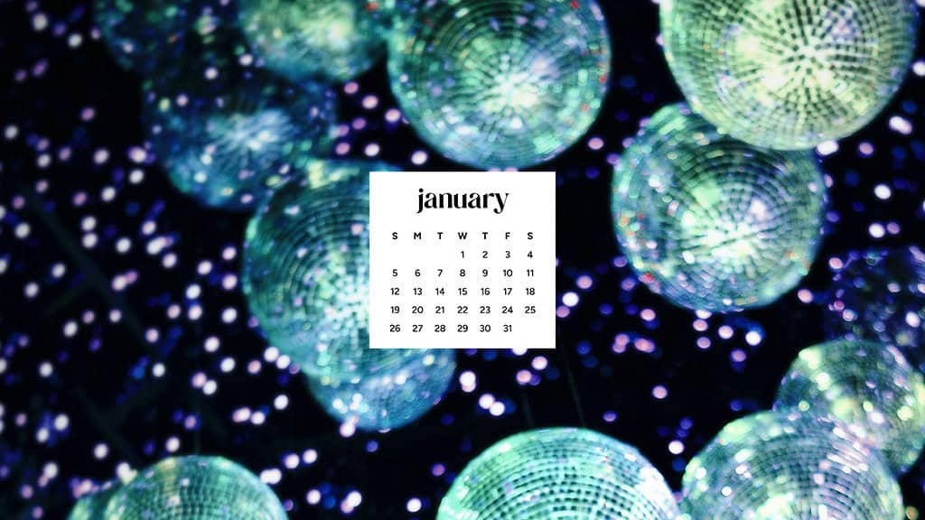 January 2025 – 55 Free Phone &amp; Desktop Calendars!, Oh So Lovely Blog