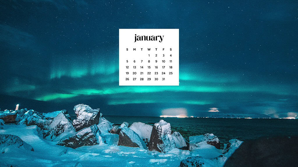 January 2025 – 55 Free Phone &amp; Desktop Calendars!, Oh So Lovely Blog