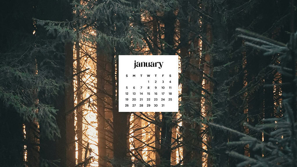 January 2025 – 55 Free Phone &amp; Desktop Calendars!, Oh So Lovely Blog