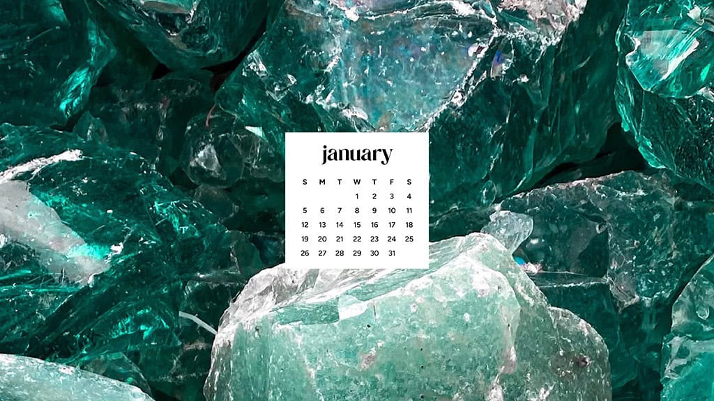 January 2025 – 55 Free Phone &amp; Desktop Calendars!, Oh So Lovely Blog