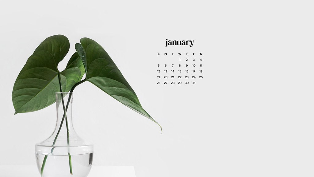 January 2025 – 55 Free Phone &amp; Desktop Calendars!, Oh So Lovely Blog
