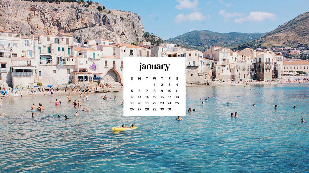 January 2025 – 55 Free Phone &amp; Desktop Calendars!, Oh So Lovely Blog