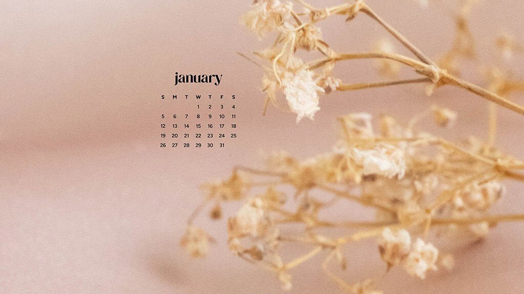 January 2025 – 55 Free Phone &amp; Desktop Calendars!, Oh So Lovely Blog
