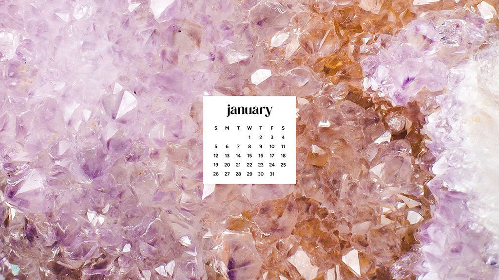 January 2025 – 55 Free Phone &amp; Desktop Calendars!, Oh So Lovely Blog