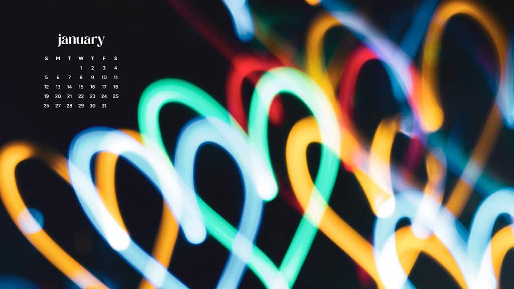 January 2025 – 55 Free Phone &amp; Desktop Calendars!, Oh So Lovely Blog