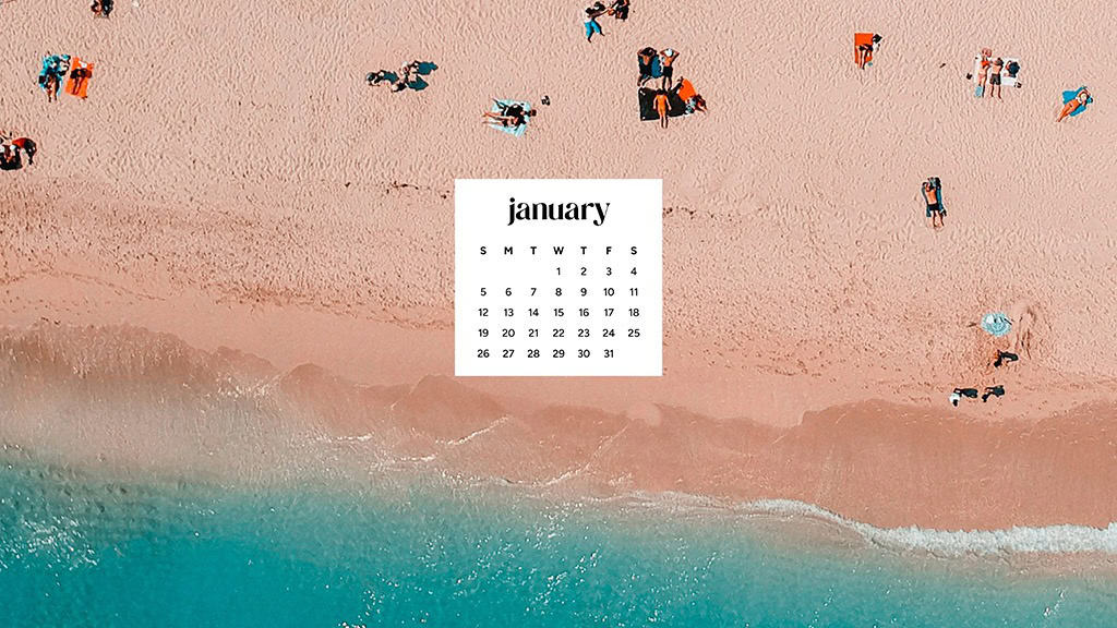 January 2025 – 55 Free Phone &amp; Desktop Calendars!, Oh So Lovely Blog