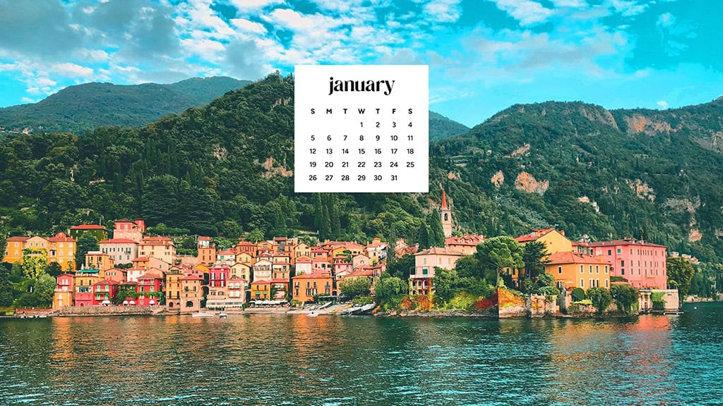 January 2025 – 55 Free Phone &amp; Desktop Calendars!, Oh So Lovely Blog