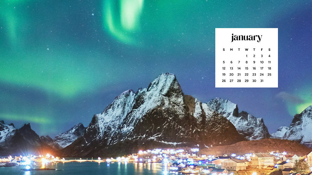 January 2025 – 55 Free Phone &amp; Desktop Calendars!, Oh So Lovely Blog