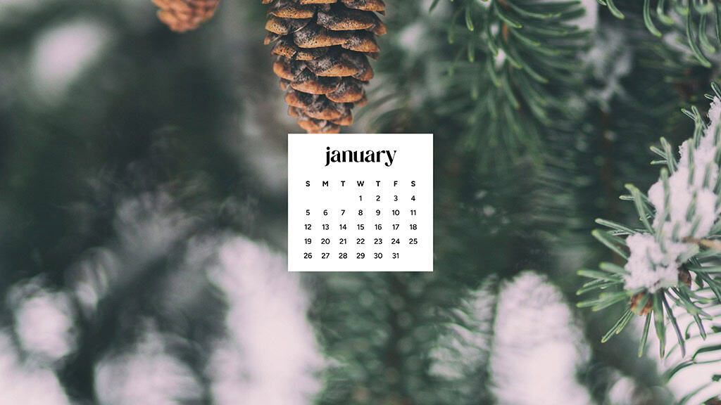 January 2025 – 55 Free Phone &amp; Desktop Calendars!, Oh So Lovely Blog