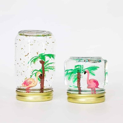 DIY-flamingo-snow-globe-oh so lovely blog