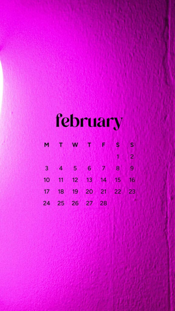 February 2025 wallpapers – 55 free phone &#038; desktop calendars + Black History Month options, Oh So Lovely Blog
