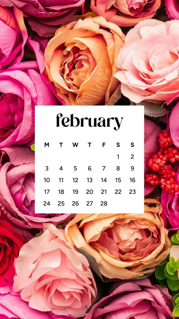 February 2025 wallpapers – 55 free phone &#038; desktop calendars + Black History Month options, Oh So Lovely Blog