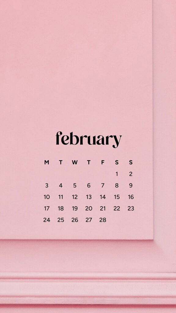 February 2025 wallpapers – 55 free phone &#038; desktop calendars + Black History Month options, Oh So Lovely Blog