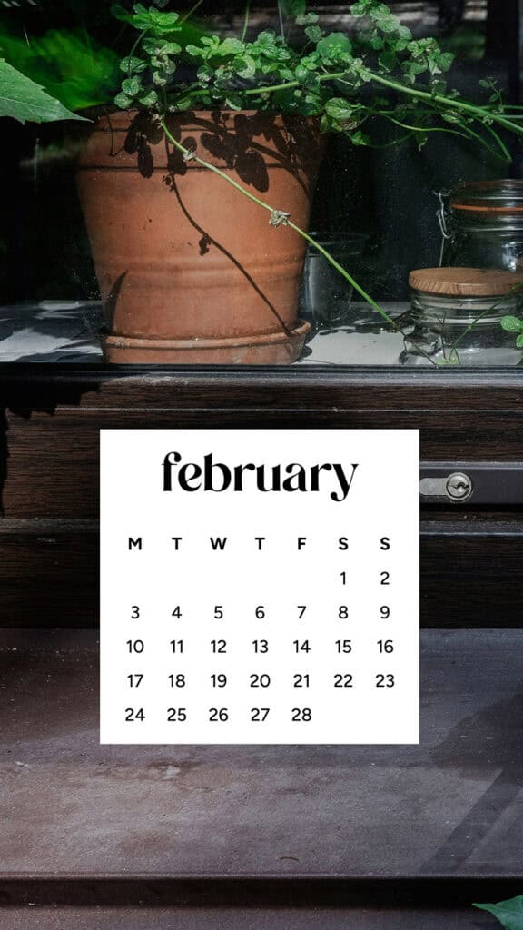 February 2025 wallpapers – 55 free phone &#038; desktop calendars + Black History Month options, Oh So Lovely Blog