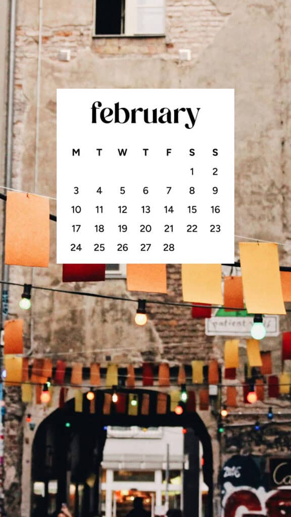 February 2025 wallpapers – 55 free phone &#038; desktop calendars + Black History Month options, Oh So Lovely Blog