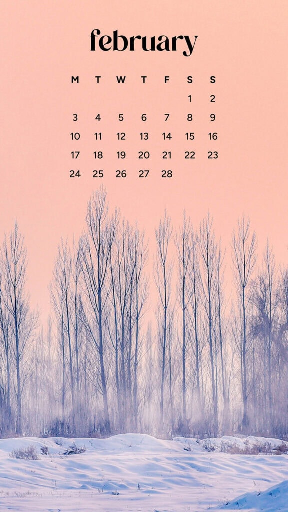 February 2025 wallpapers – 55 free phone &#038; desktop calendars + Black History Month options, Oh So Lovely Blog