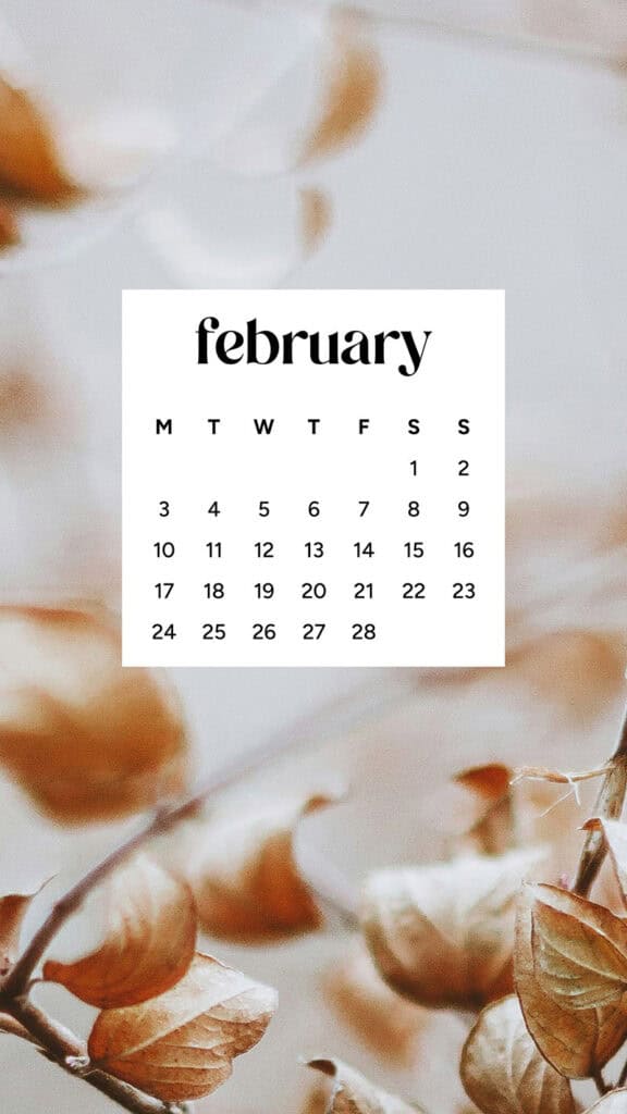 February 2025 wallpapers – 55 free phone &#038; desktop calendars + Black History Month options, Oh So Lovely Blog
