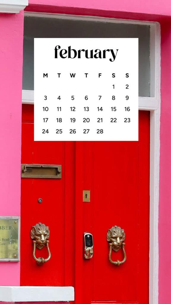 February 2025 wallpapers – 55 free phone &#038; desktop calendars + Black History Month options, Oh So Lovely Blog