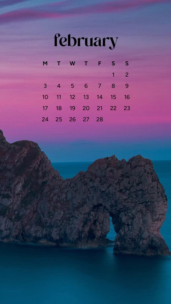 February 2025 wallpapers – 55 free phone &#038; desktop calendars + Black History Month options, Oh So Lovely Blog