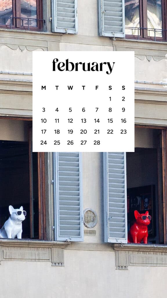 February 2025 wallpapers – 55 free phone &#038; desktop calendars + Black History Month options, Oh So Lovely Blog