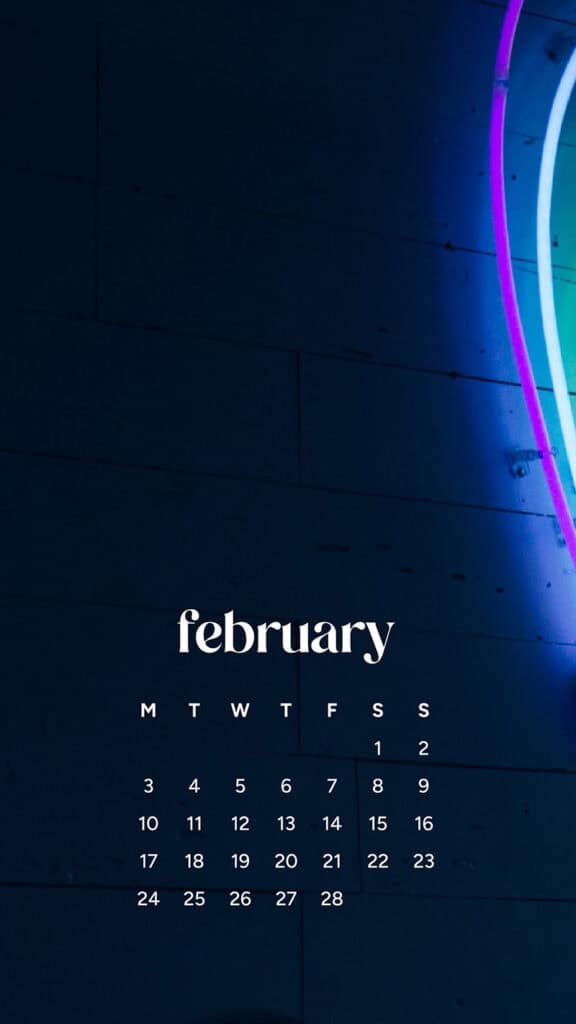 February 2025 wallpapers – 55 free phone &#038; desktop calendars + Black History Month options, Oh So Lovely Blog