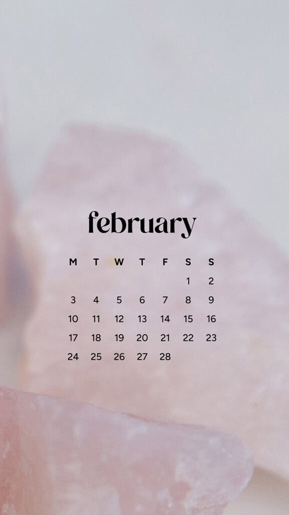 February 2025 wallpapers – 55 free phone &#038; desktop calendars + Black History Month options, Oh So Lovely Blog