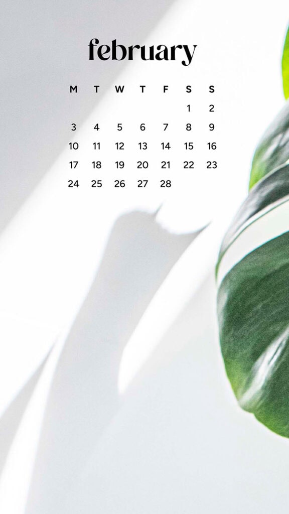 February 2025 wallpapers – 55 free phone &#038; desktop calendars + Black History Month options, Oh So Lovely Blog