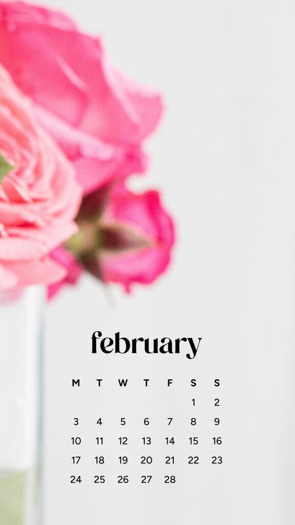 February 2025 wallpapers – 55 free phone &#038; desktop calendars + Black History Month options, Oh So Lovely Blog