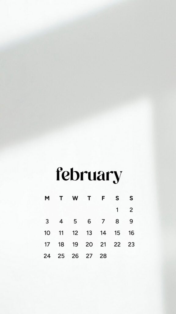 February 2025 wallpapers – 55 free phone &#038; desktop calendars + Black History Month options, Oh So Lovely Blog
