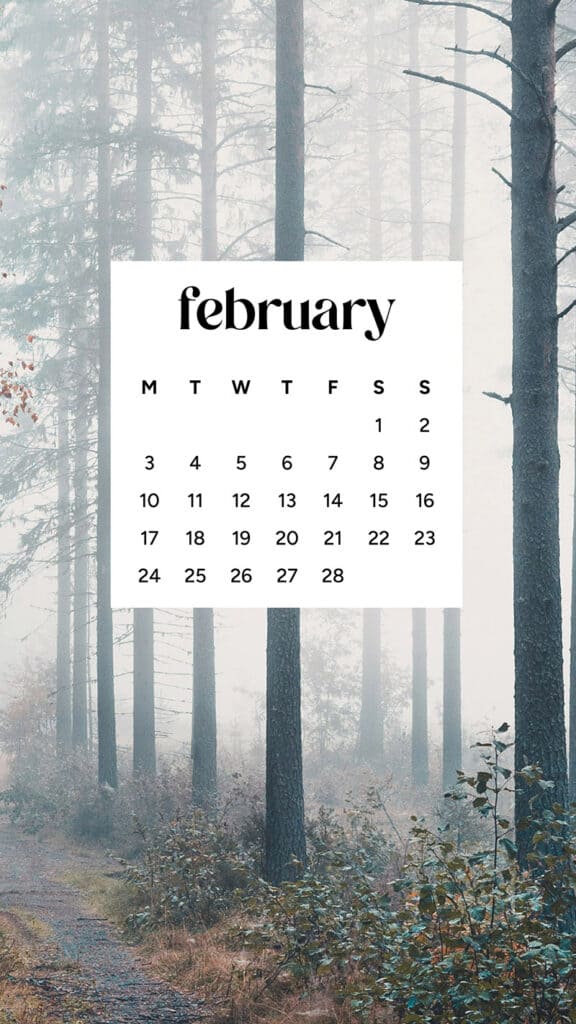 February 2025 wallpapers – 55 free phone &#038; desktop calendars + Black History Month options, Oh So Lovely Blog