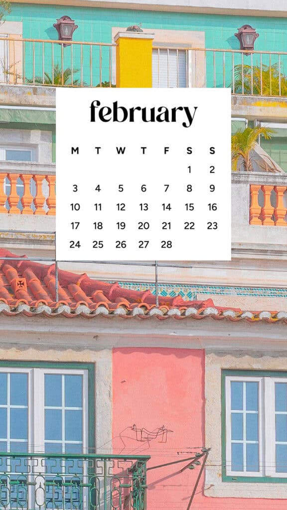 February 2025 wallpapers – 55 free phone &#038; desktop calendars + Black History Month options, Oh So Lovely Blog