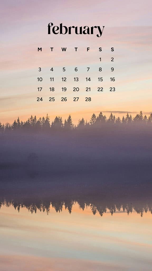 February 2025 wallpapers – 55 free phone &#038; desktop calendars + Black History Month options, Oh So Lovely Blog